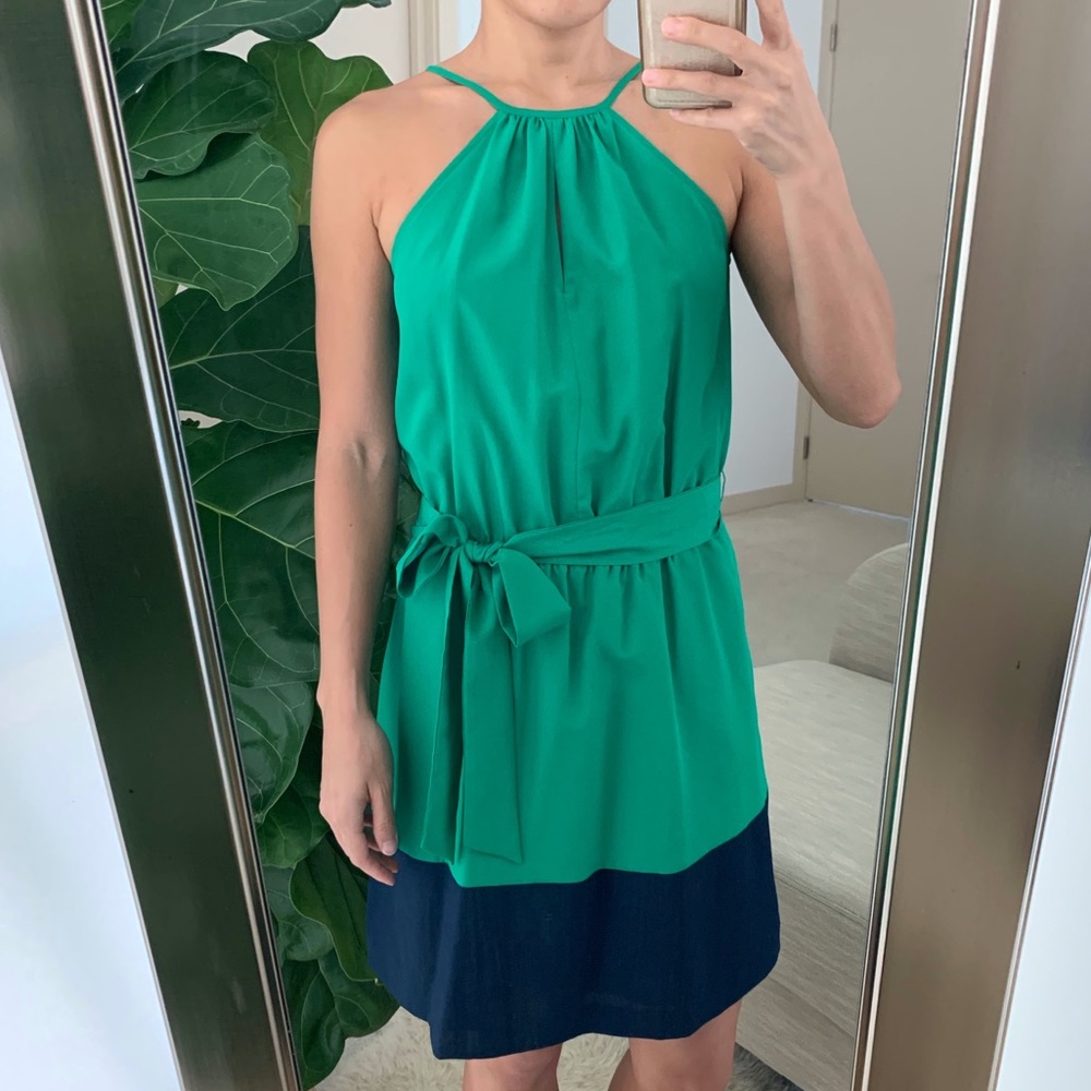 Express Kelly Green Dress XS